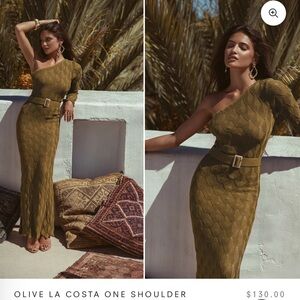 Jlux labelOlive One Shoulder Dress